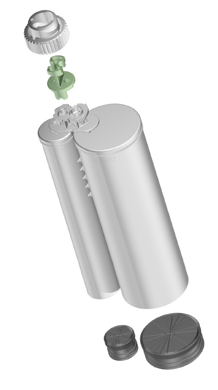 112393 200ml 4:1 Dual Cartridge Mixpac Dispensing
