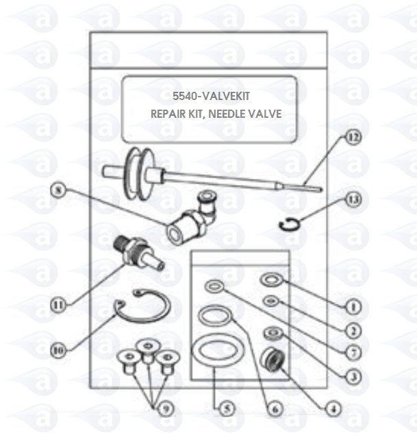 5540-VALVEKIT Repair Kit for TS5540 Valve