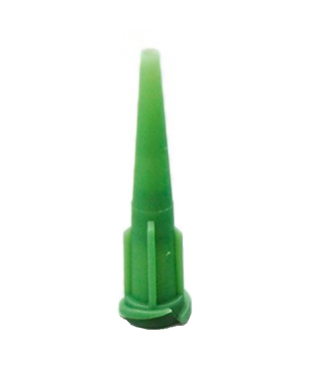 14G Taper Tip Adhesive Dispensing Olive TT14-RIGID-PK