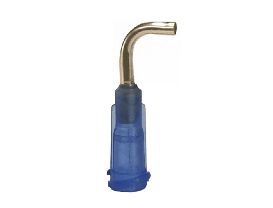 Angled bent bend precision tip Adhesive Dispensing Ltd