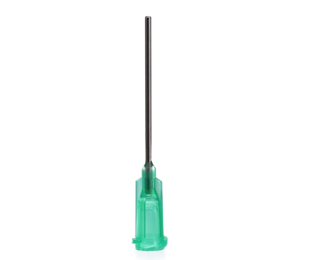 TE718150PK Dispense tip 18 Gauge Green 1.5" long