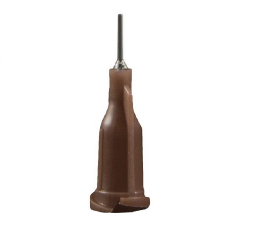 AD719025 Tip 19G Brown 1/2" Long Adhesive Dispensing Ltd