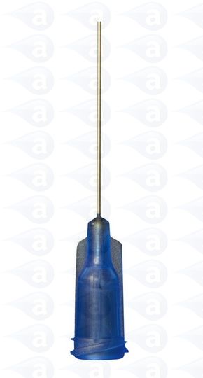 TE722100 dispense tip luer lock blue 1" long