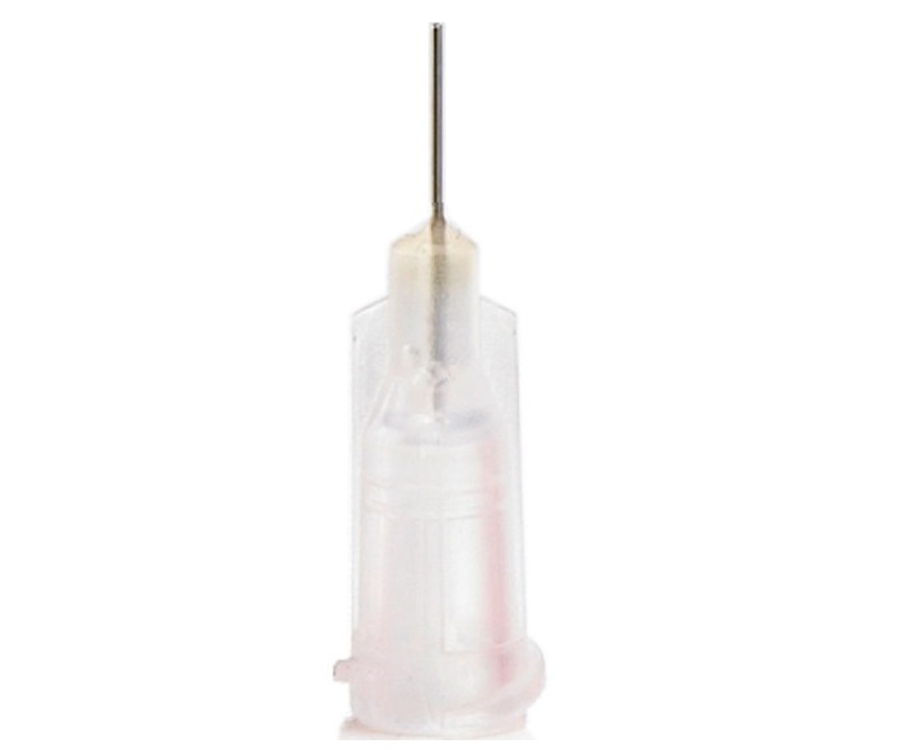 TE727027 Tip 27 Gauge Clear 1/2" adhesive dispensing