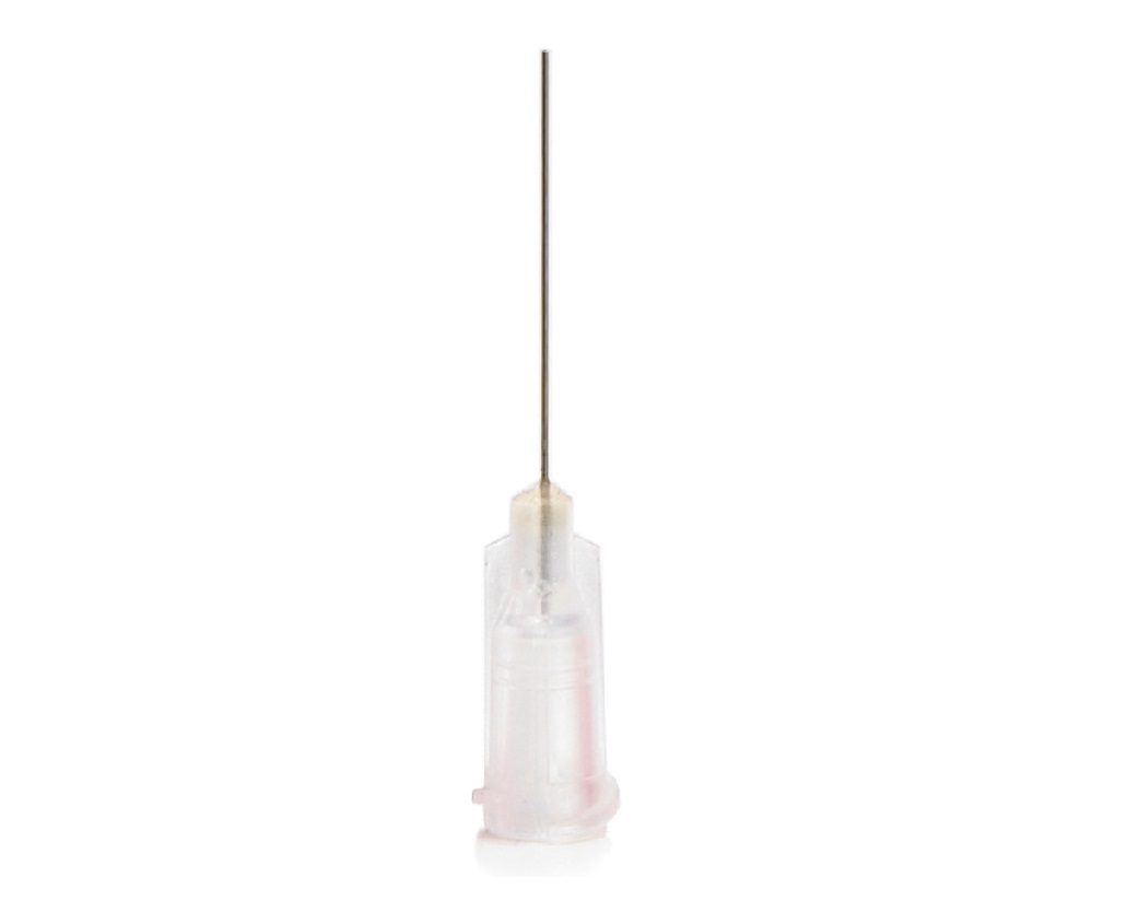 TE727100PK Tip 27 Gauge Clear 1" adhesive dispensing