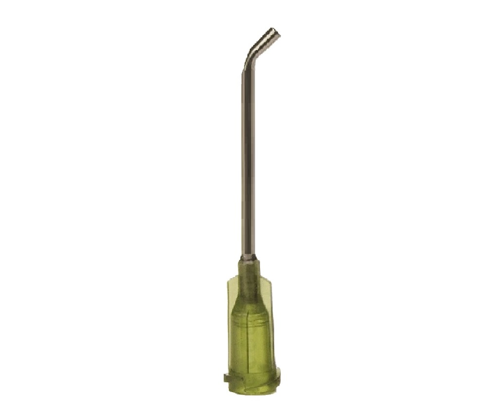 AD71415045 Angled Bent Tip 1.5" 14G Adhesive Dispensing