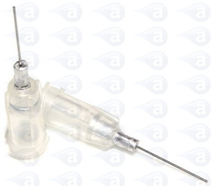 27 Gauge Crimped Adhesive Dispensing Needle Tip 1/2"